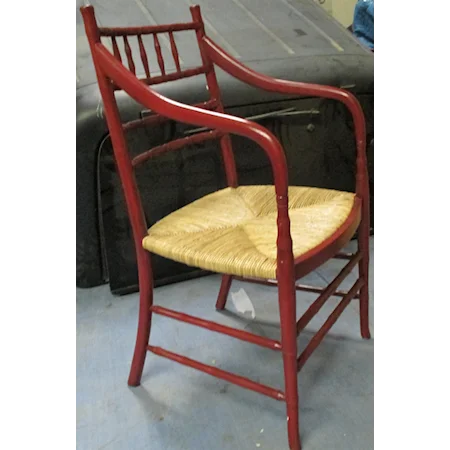 Faux Bamboo Arm Chair